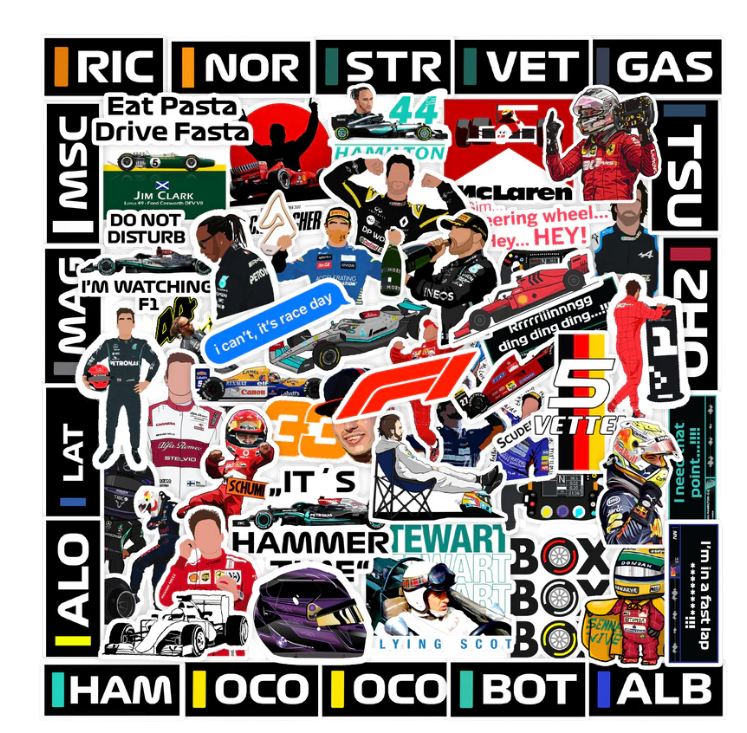 F1 STICKER PACK